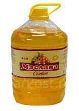 Масло растительное Маслава 4.6л соевое, в наличии. Цена: 446.38₽ в ...