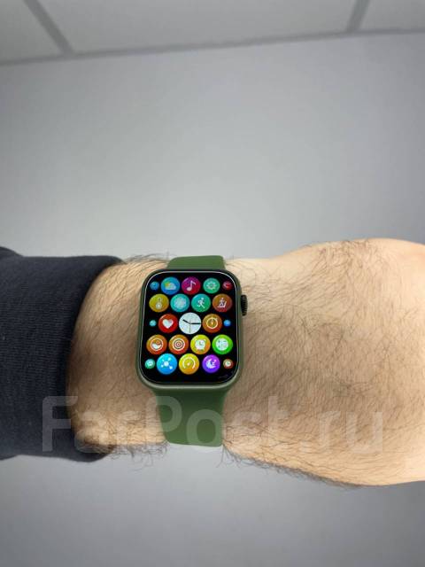 Смарт часы Watch 8 Series (41mm) Безрамочные! Аналог, IP68, Android ...