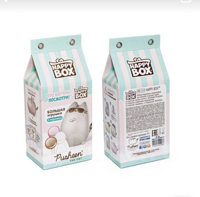 Happy box Pusheen cat кот Пушин sweet box свитбокс киндер - Игрушки во ...