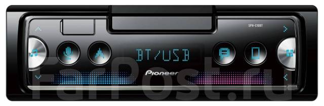 Автомагнитола Pioneer SPH-C10BT, 1 DIN — 178x50 мм, новый, в наличии ...