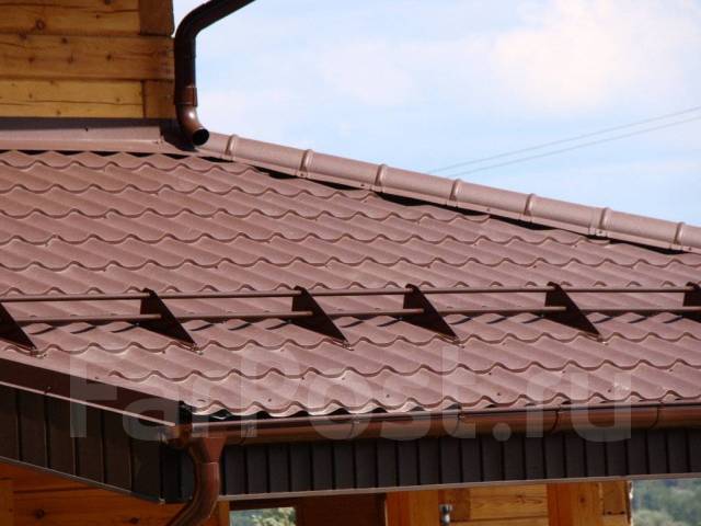 Снегозадержатель трубчатый универсальный \"GL Optima ПЛЮС\" - Кровля и ...