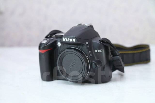 Nikon D3000(без объектива), б/у, в наличии. Цена: 2 500₽ во Владивостоке