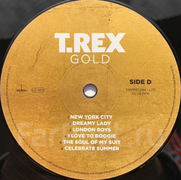 Виниловая пластинка T Rex – Gold 2lp 2022 Музыка Cd во Владивостоке