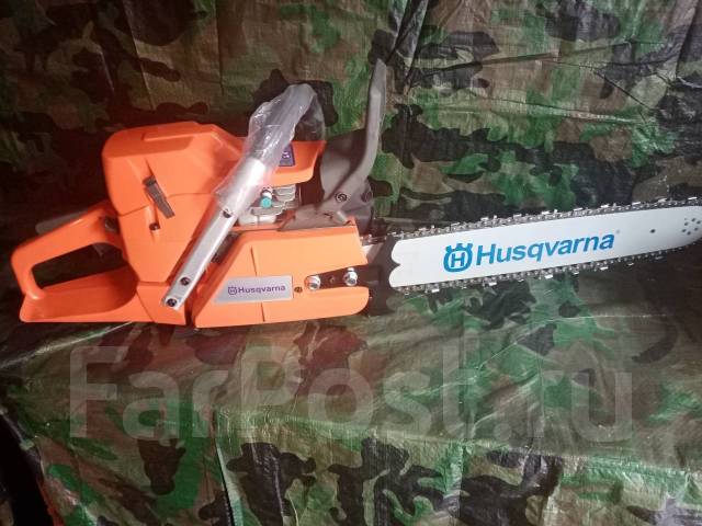 Бензопила хускварна 372, новый, в наличии. Цена: 18 000₽ в Хабаровске