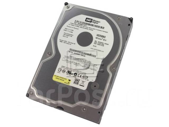 Жесткий диск №22 Western Digital WD2500KS 250GB SATA 3,5", 250 Гб, б/у ...