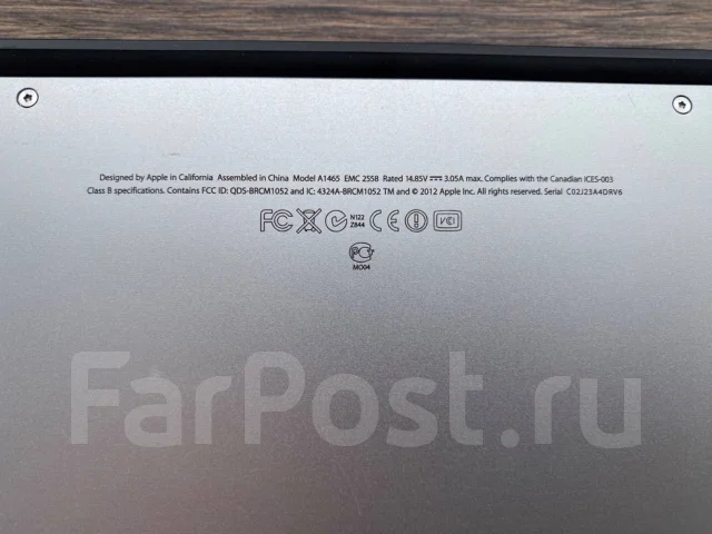 Apple MacBook Air 11. 11", 1,7����, ��� 4 ��, ���� 64���, WiFi: 1, Bluetooth: 1 ����