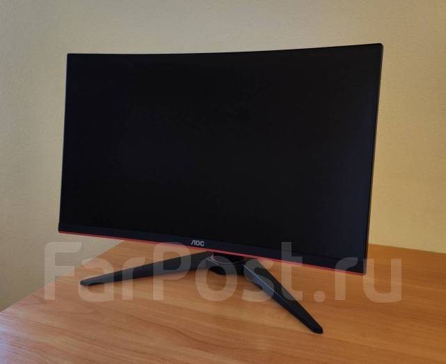 Изогнутый монитор 144 Гц, Full HD, 24" AOC - Мониторы в Хабаровске