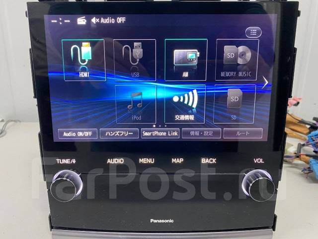 Магнитола Panasonic CN-FX800DFD, 2 DIN — 178x100 мм, б/у, в наличии ...
