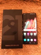 Samsung Galaxy S21 Ultra 5G. �/�, 256 ��, ������, 5G, Dual-SIM, ����������, NFC ����