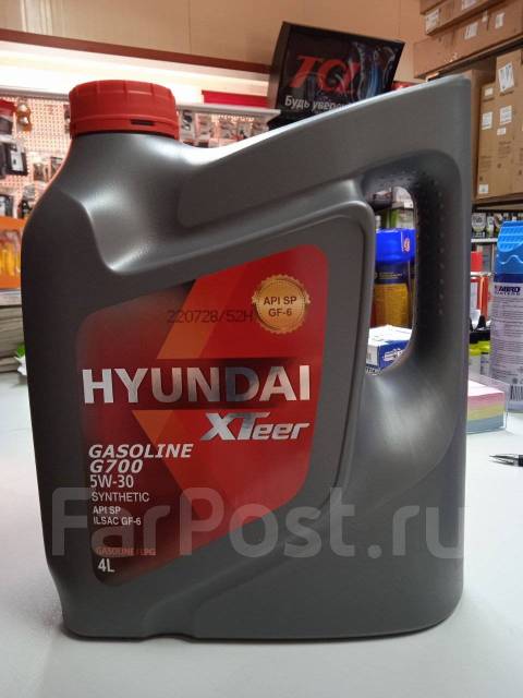 Xteer hyundai 5w30 sp. Hyundai XTEER gasoline g700 5w30 SP. Hyundai XTEER gasoline g700 6л. Hyundai XTEER gasoline g700 5w30 SP, 3,5 Л, моторное масло синтетическое.