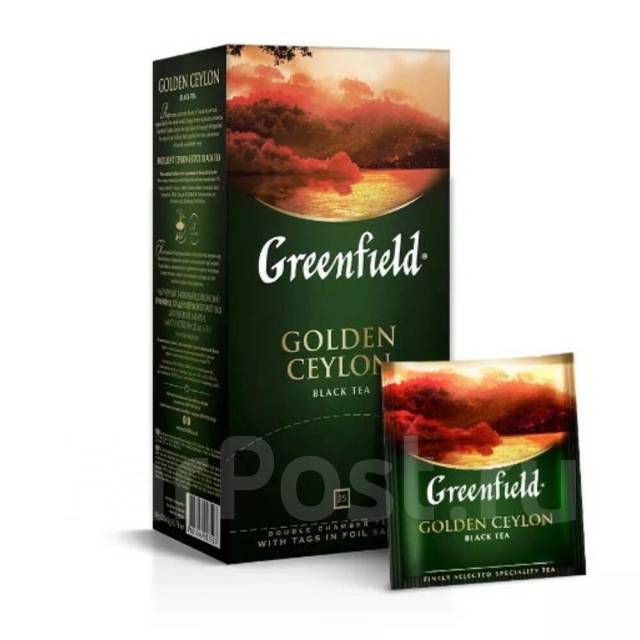 Чай Greenfield Гринфилд 25 пакетов черный в ассортименте, в наличии ...