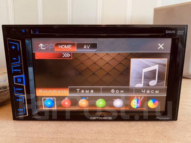Pioneer Carrozzeria FH-6100DTV USB, MP3 CD/DVD AUX, Phone Русификация ...