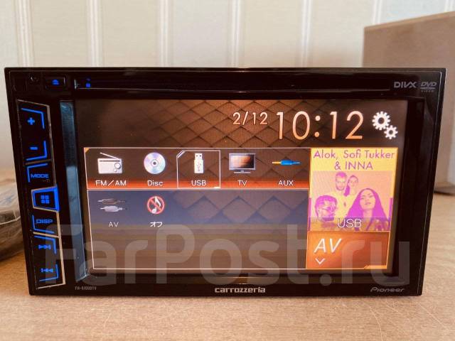 Pioneer Carrozzeria FH-6100DTV USB, MP3 CD/DVD AUX, Phone Русификация ...