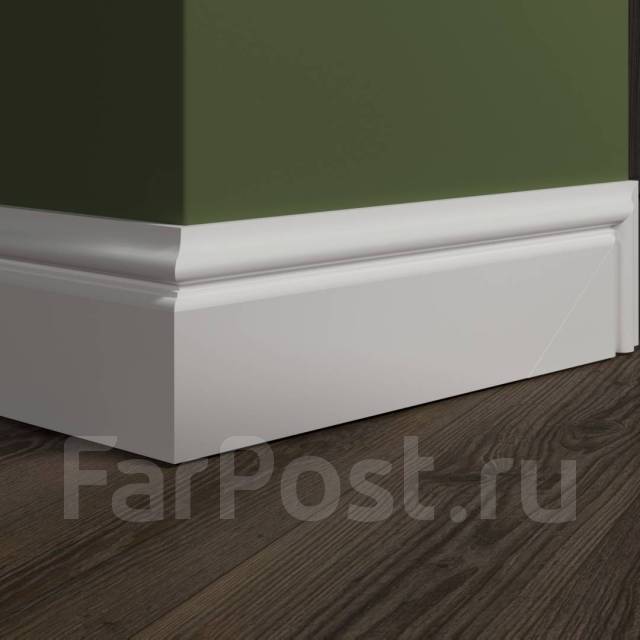 Установка, монтаж напольных плинтусов. Дюрополимер. МДФ - Универсальные ...