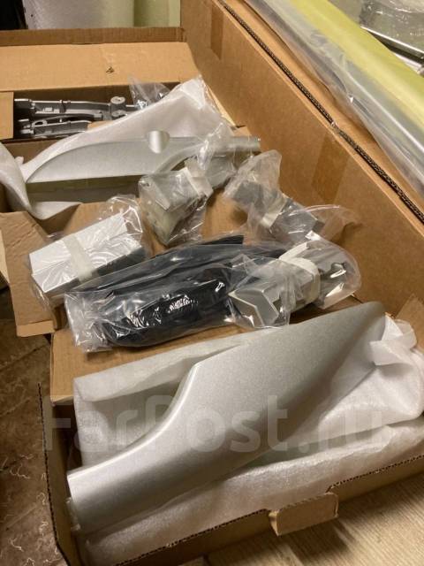 Рейлинги на крышу Toyota Land Cruiser 200, Lexus LX450D серые купить в ...