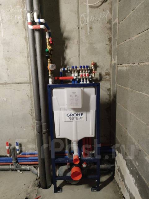 Установка, монтаж унитаза, ванны, демонтаж, ремонт. Качество, русские ...