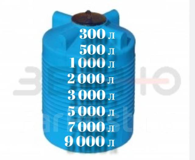 Емкости для воды с НДС и без, рассрочка, в наличии. Цена: 3 600₽ в ...