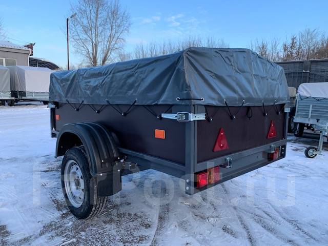 Прицеп Ижевск Средний (Фанерные борта), общего назначения, 600 кг. 750 ...