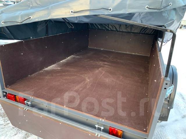 Прицеп Ижевск Средний (Фанерные борта), общего назначения, 600 кг. 750 ...