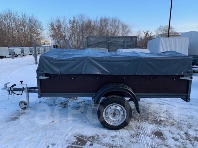 Прицеп Ижевск Удлиненный (фанерные борта), общего назначения, 600 кг ...