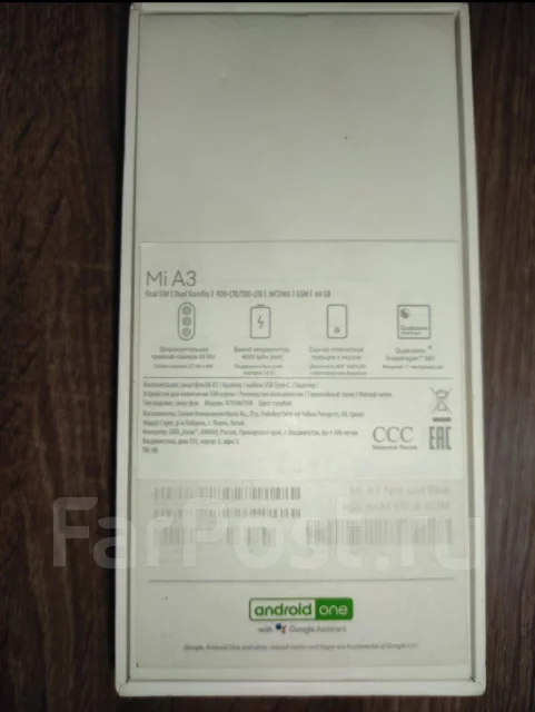 Xiaomi Mi A3. �����, �����, 4G LTE ����