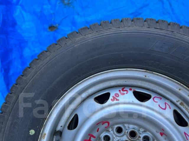 Комплект зимних колёс на железных дисках 165R13LT. TH-3 Bridgestone ...