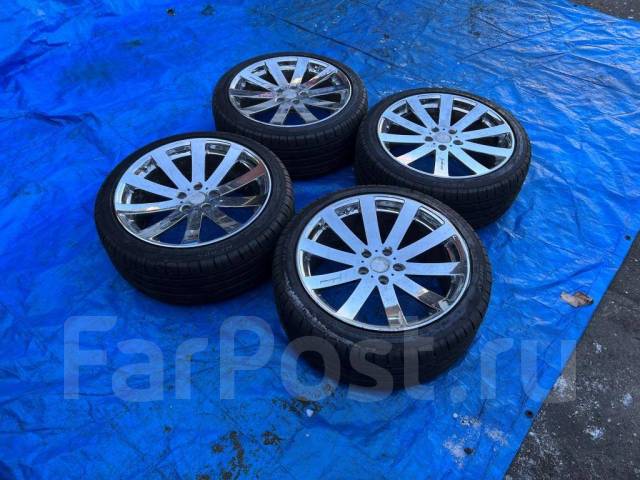 Комплект летних колёс на литых разношироких дисках 245/40R19. TH-4, 19 ...