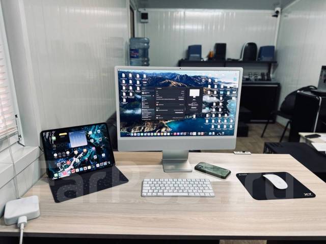 Imac 2021 24 M1 ймак моноблок компьютер эпл, б/у, в наличии. Цена: 135 ...