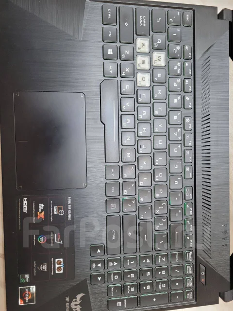 Asus TUF Gaming FX505. 15.6", 3,1����, ��� 8 ��, ���� 512���, WiFi: 1, Bluetooth: 1, ����������� �� 6��. ����