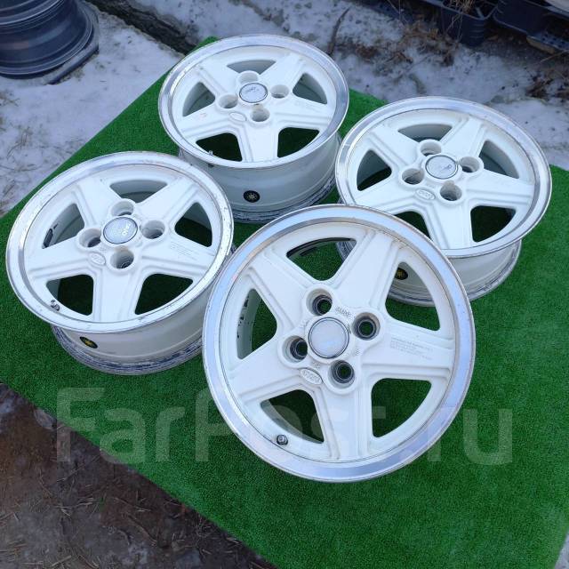 Белые диски Drag! Old School! Japan! R14, PCD 4-100 - Диски во Владивостоке