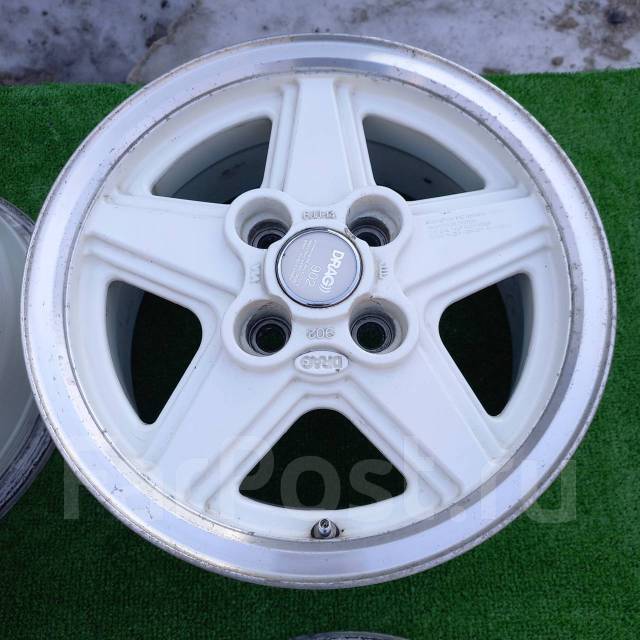 Белые диски Drag! Old School! Japan! R14, PCD 4-100 - Диски во Владивостоке