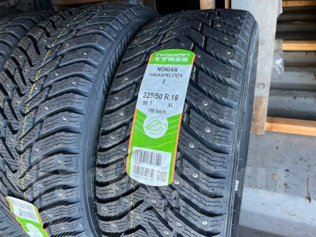 Зимняя резина Nokian Hakkapeliitta 8 225/50 R18 - Колёса во Владивостоке