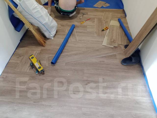 Укладка Ламината, ПВХ. Монтаж плинтуса Дюрополимер, Полиуретан, МДФ ...