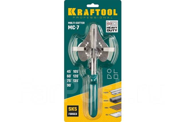  угловые Kraftool MC-7 для пластмассовых и резиновых профилей .