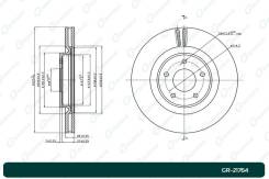     G-brake Nissan X-Trail HNT32 GR-21764 