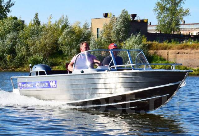 Новая моторная лодка Wyatboat 490 DCM в наличии, без двигателя, бензин,2022 год, 5,00 м. 60,00 л.с. Цена: 351 000₽ в Хабаровске