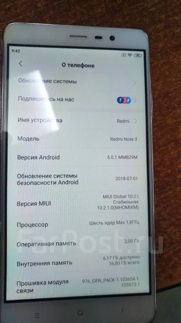Xiaomi Redmi Note 3. �/�, 16 ��, �����������, 3G, 4G LTE, Dual-SIM ����