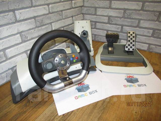 Беспроводной геймпад руль с педалями Xbox 360 - Клавиатуры, мыши ...