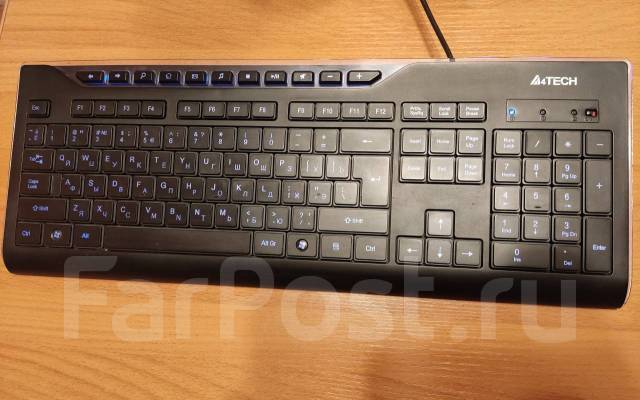Клавиатура A4Tech KD-800L - Клавиатуры, мыши, манипуляторы во Владивостоке