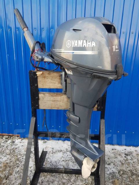 Лодочный мотор Yamaha F15, 15,00 л.с. L (508 мм), 2012 год, бензиновый ...