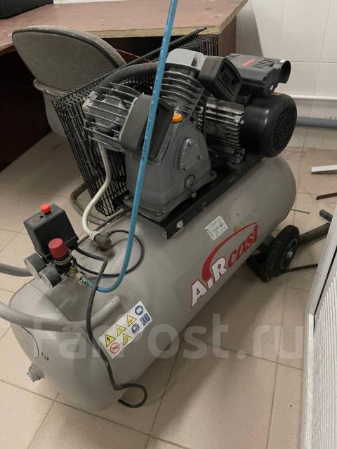 Компрессор поршневой 220В/100л/420л/мин СБ4/С-100. LB30А, б/у, в ...