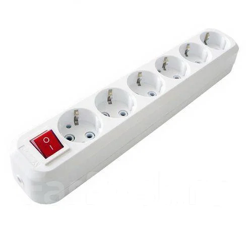 Колодка Универсал 6 гнезд с/з с выключателем, новый, в наличии. Цена ...