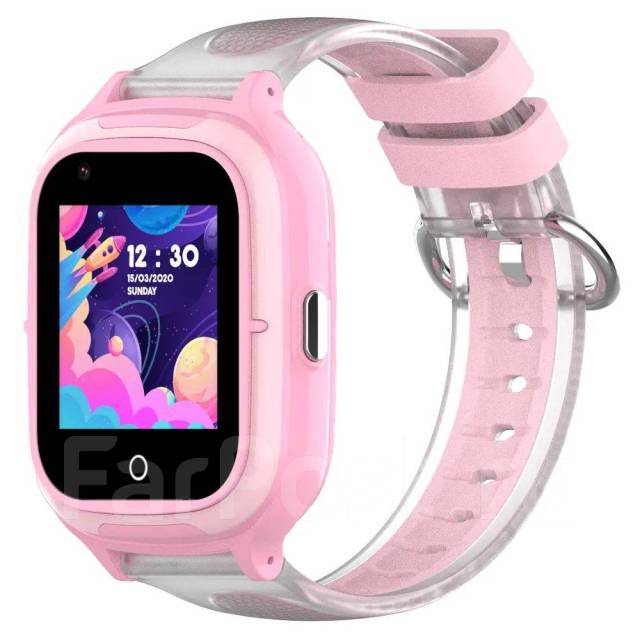 Детские умные часы Smart Baby Watch Wonlex KT23 GPS, WiFi, 4G розовые ...