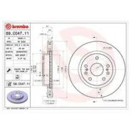 ���� ��������� ����. ��������! �� ��������� Suzuki SX4 1.5-1.9i/D 06 09. C047.11 [178Brembo09C04711] 09C04711 ����
