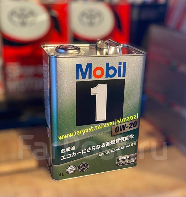 Масло моторное Mobil 1 0W-20 4л. SP/GF-6A. Япония, синтетическое, 4,00 ...
