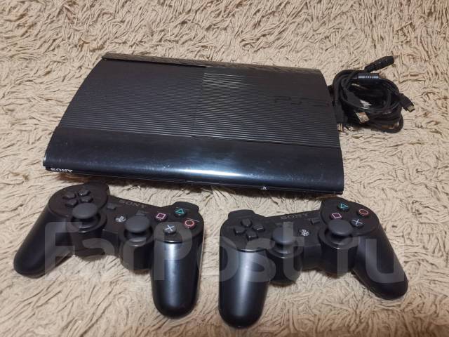 Sony PlayStation 3 Super slim, 500 гб, 110+ игр - Игровые приставки и ...