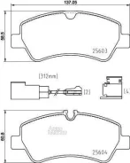 ������� ��������� (�����) Ford Transit 85-20 Brembo P24187, ������ P24187 ����