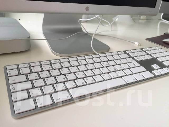 Клавиатура Apple MB110 Wired Keyboard Русс Анг Проводная - Клавиатуры ...