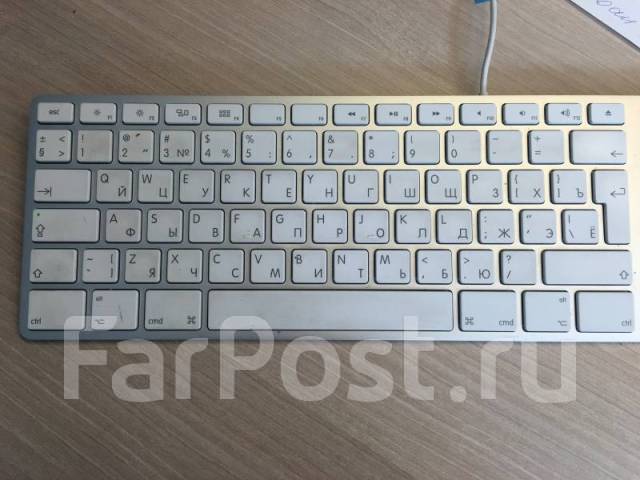 Клавиатура Apple MB110 Wired Keyboard Русс Анг Проводная - Клавиатуры ...
