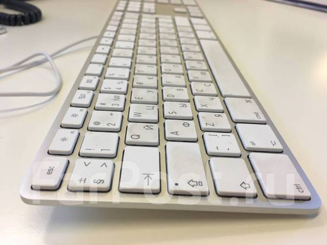 Клавиатура Apple MB110 Wired Keyboard Русс Анг Проводная - Клавиатуры ...